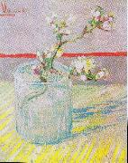 Vincent Van Gogh Bluhender Mandelbaumzweig in einem Glas oil painting reproduction